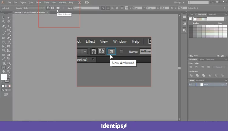 Cara membuat Artboard di Adobe Illustrator