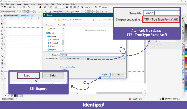 Cara Membuat Font Dengan Coreldraw