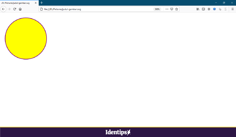 Cara membuat SVG dengan text editor