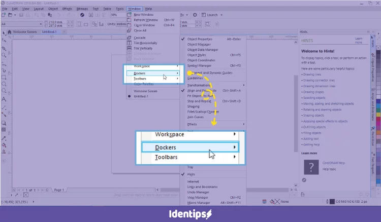 Cara Menampilkan Panel Layer Di Coreldraw