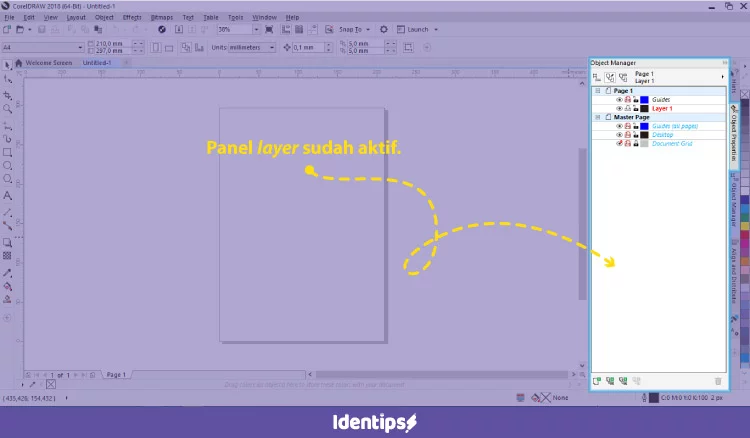 Cara Menampilkan Panel Layer Di Coreldraw
