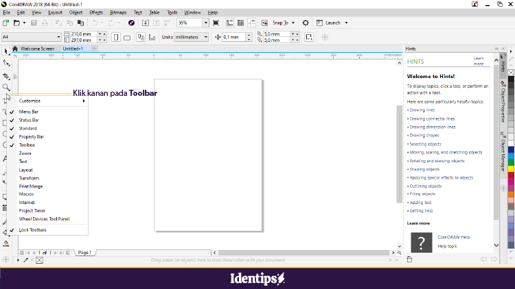 Cara Mengembalikan CorelDraw Ke Pengaturan Awal