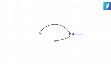 Membuat garis lancip dengan Pen Tool