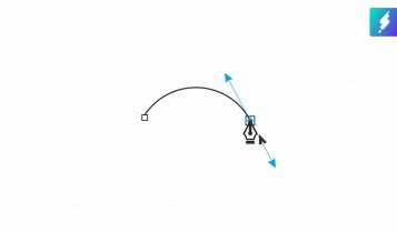 Membuat garis lancip dengan Pen Tool