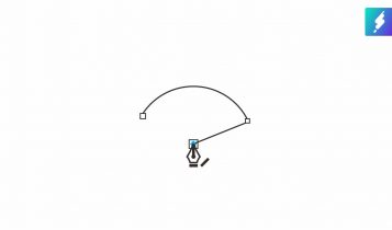 Membuat garis lancip dengan Pen Tool