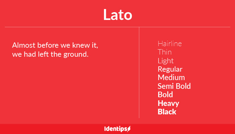 Font Terbaik Untuk Website - Lato
