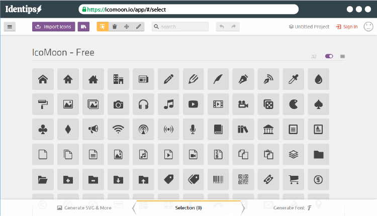 Cara Membuat Icon Dengan Web Font