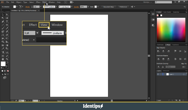 Cara Mengatasi Selection Tool Adobe Illustrator Yang Tidak Dapat Transform Objek